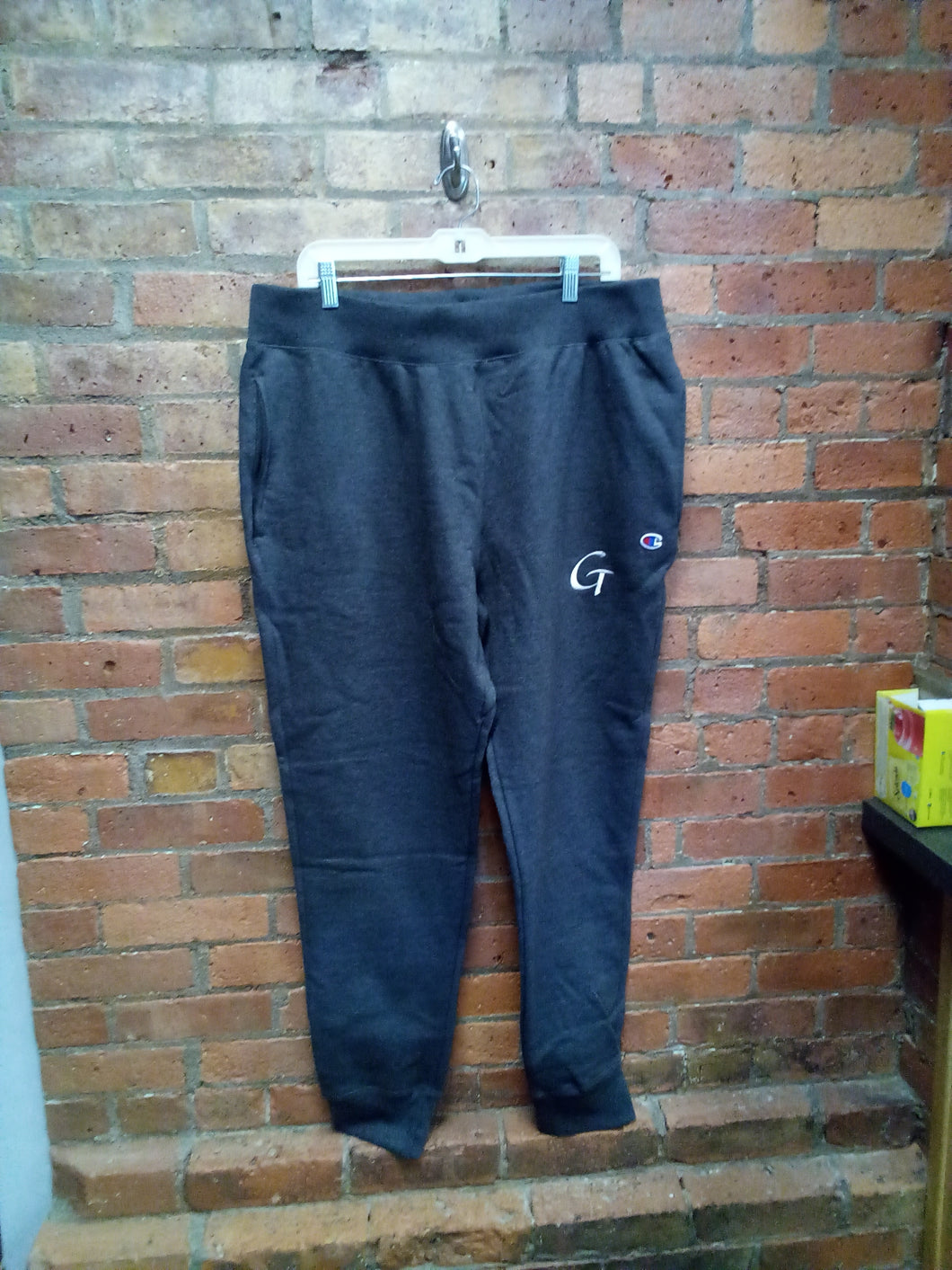 CLEARANCE - Greenwich Dark Grey Champion Joggers - Size XL