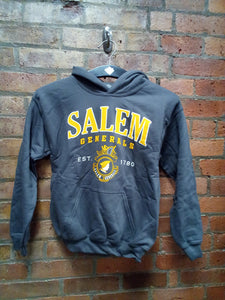 CLEARANCE - Salem Generals Youth Hooded Sweatshirt - Size Medium