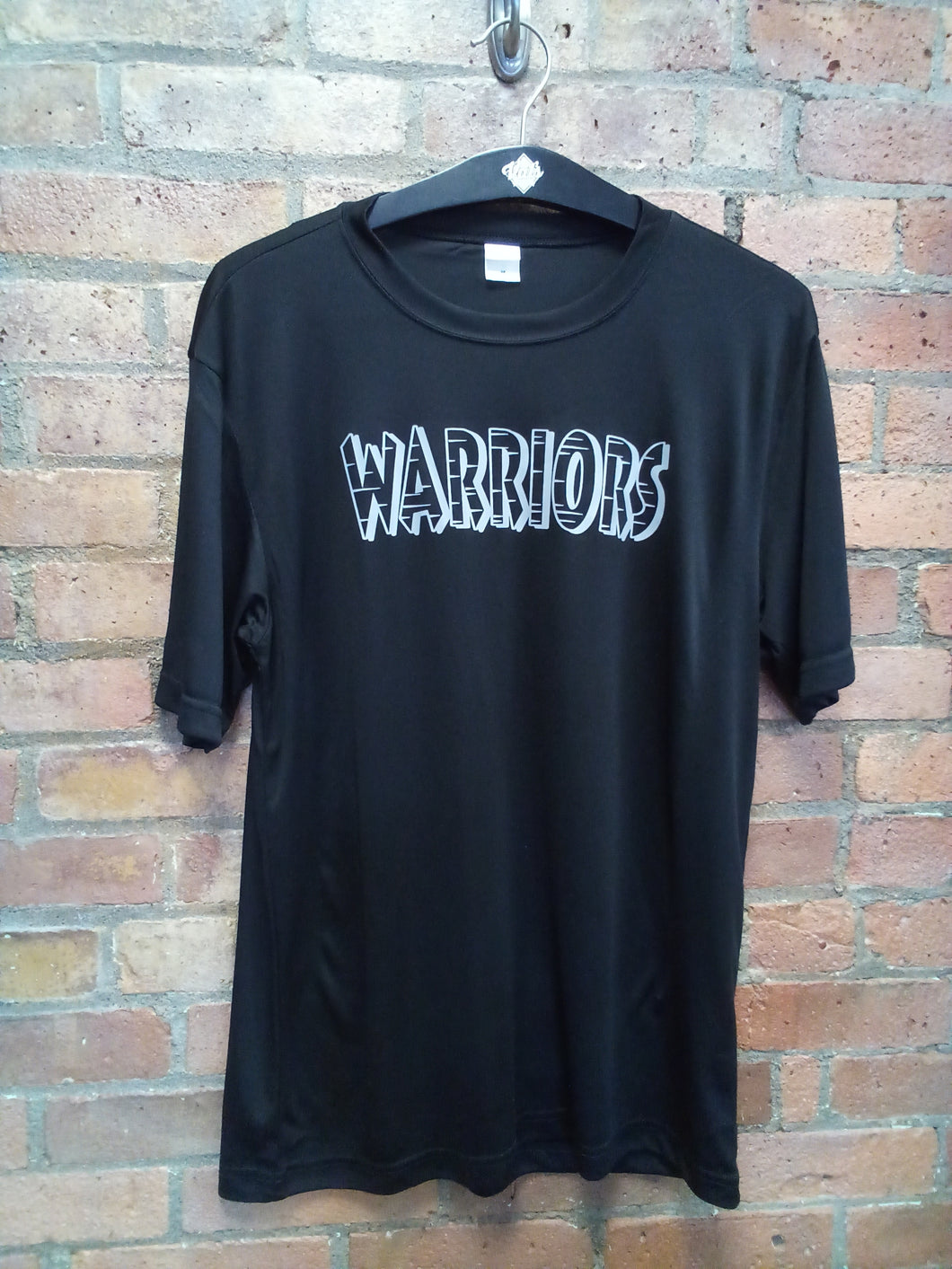 CLEARANCE - Stillwater Warriors Black Moisture Wicking T-Shirt - Size Medium