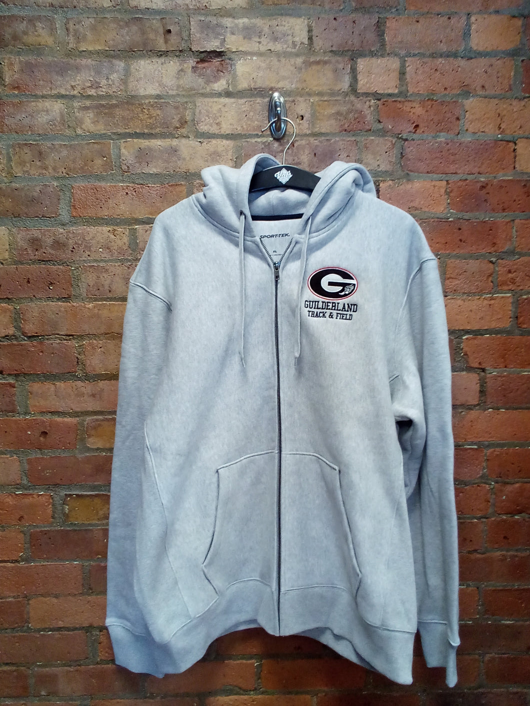 CLEARANCE - Guilderland Track & Field Zip Up Hooded Sweatshirt - Size XL