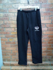 CLEARANCE - BH-BL Cross County Black Sweatpants - Size Medium