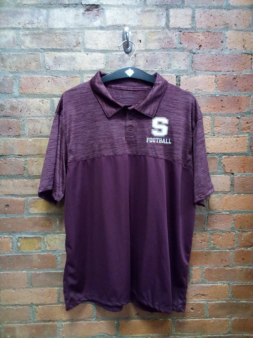CLEARANCE - Stillwater Football Performance Polo Shirt - Size XL
